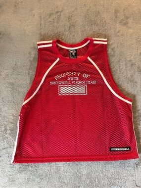 Red Mesh Tank Top - Breedwell